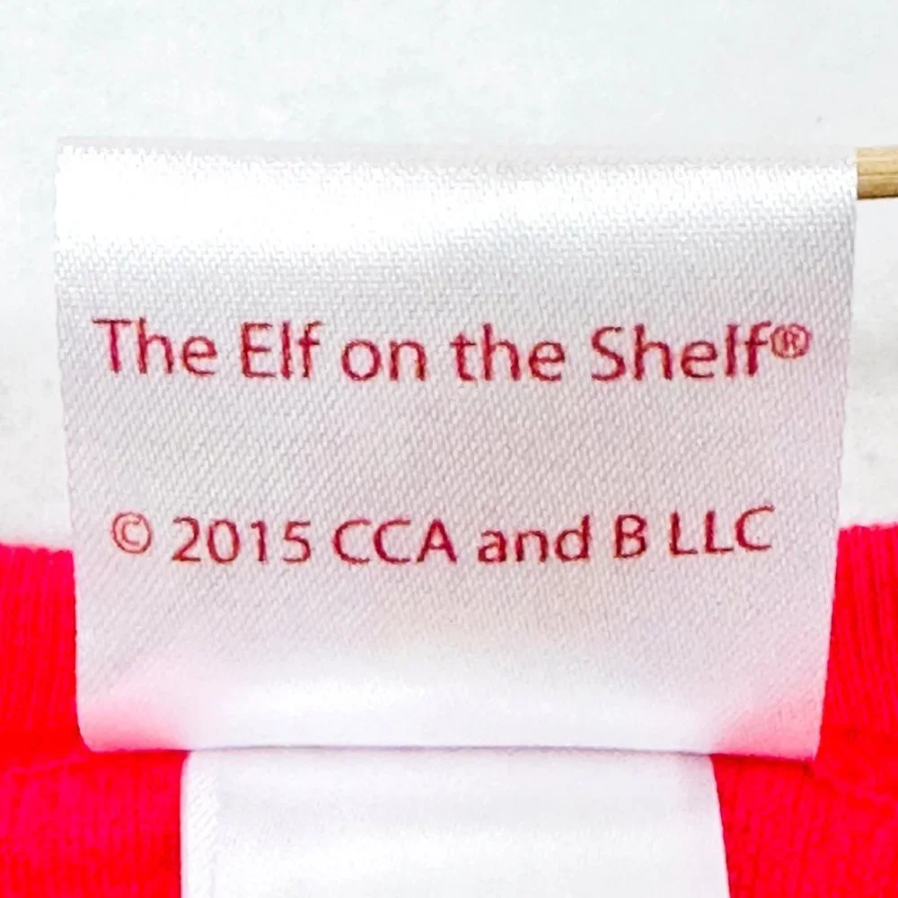 Elf on the Shelf Footed One Piece Pajamas/Holiday Wear - 4T